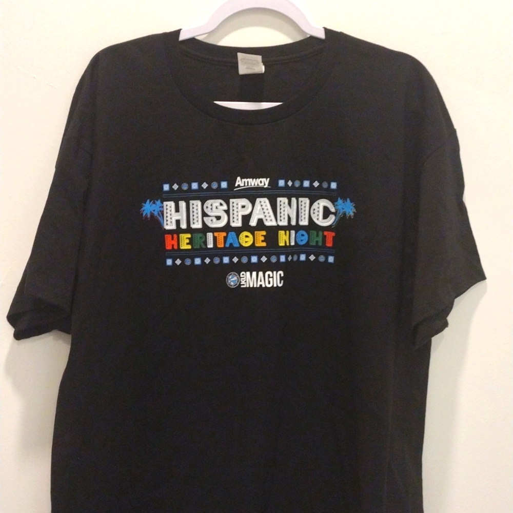 ❤️🟰💲⬇️ Hispanic Heritage, Lakeland Magic Promo Tee. Men's XL